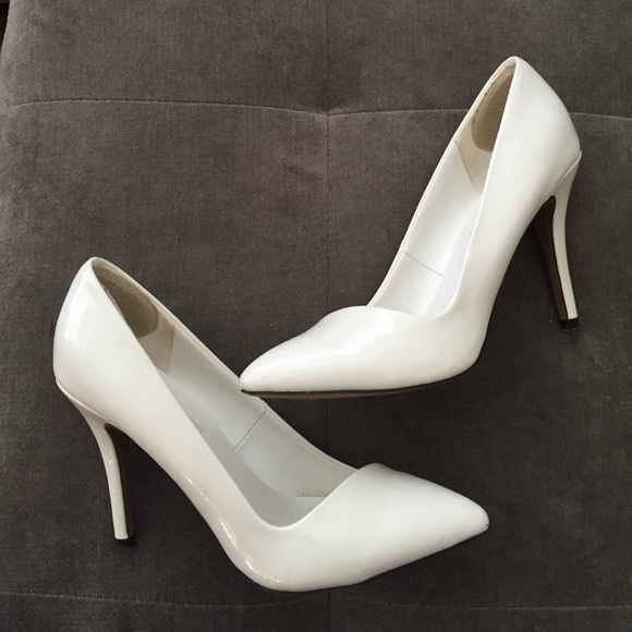 Aldo, white heels