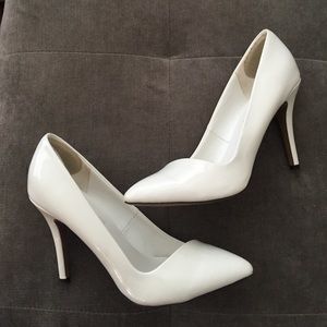 Aldo, white heels