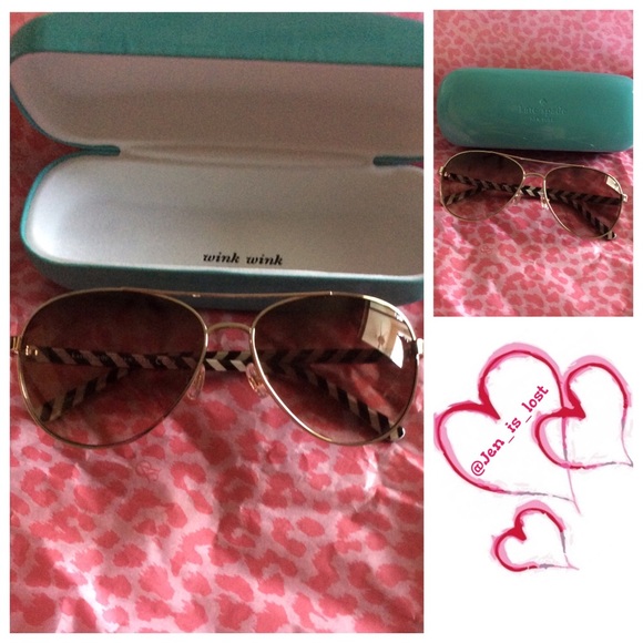 kate spade Accessories - kate spade Aviator Glasses & Case