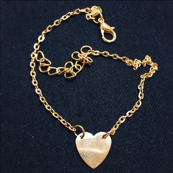 Heart anklet