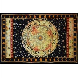 Tapestry . 85" by 55" .