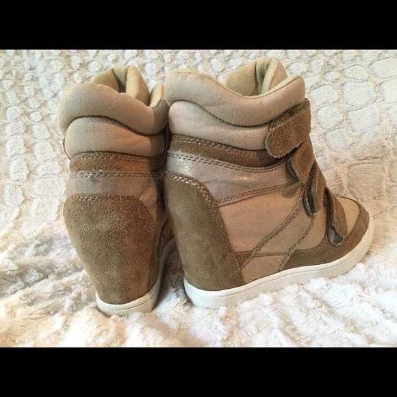 Tan High Top Heels - Picture 2 of 3