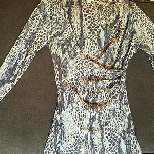 Dressy Animal Print Top