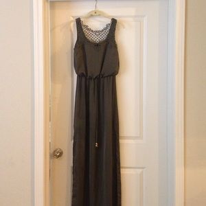 Army Green Maxi Dress