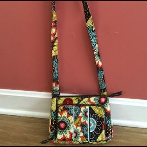 Vera Bradley Little Hipster- Flower-Shower pattern