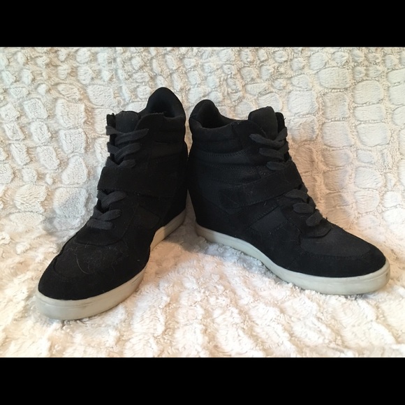 Black High Top Heels