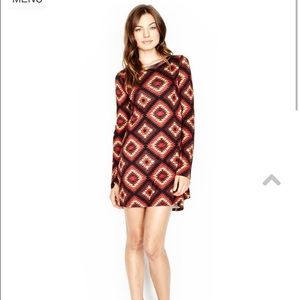 Michael Lauren Red Navajo dress