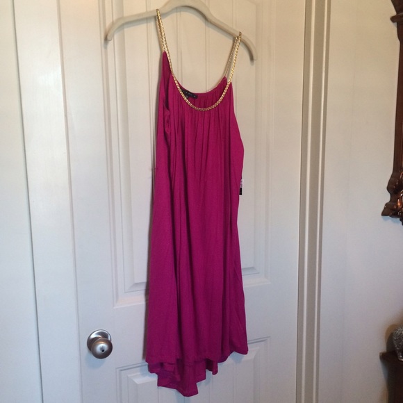 Hot pink summer dress