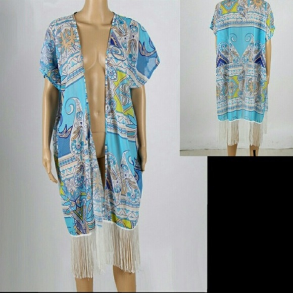 ❗️SALE❗️Colorful beach cover up - Picture 4 of 4