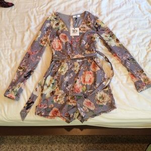 True Decadence Floral Romper