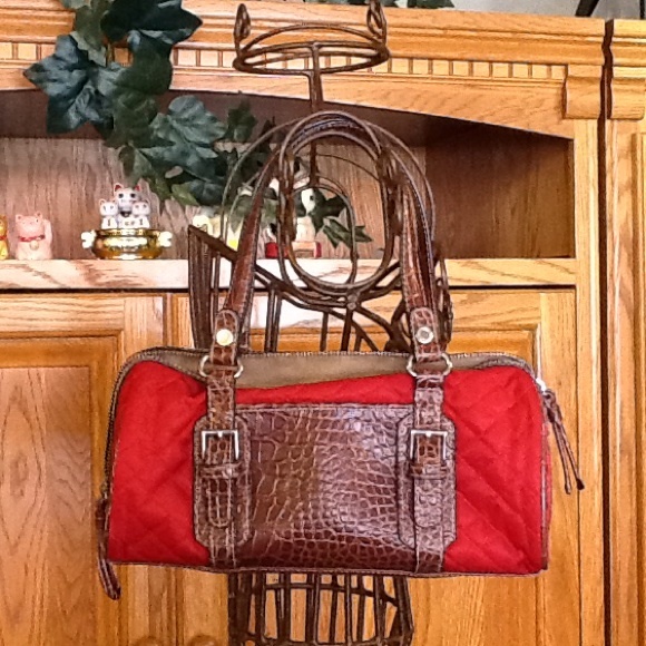 Red Liz Claiborne handbag