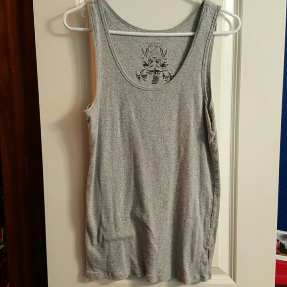 Old Navy grey ribbed tank
