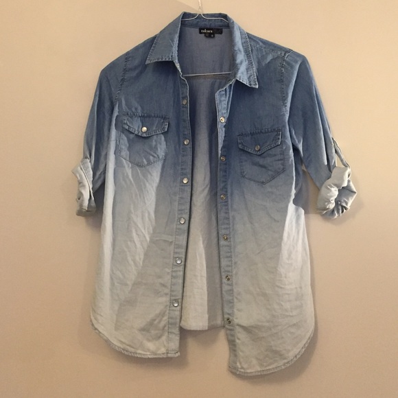 Ombré Denim Shirt