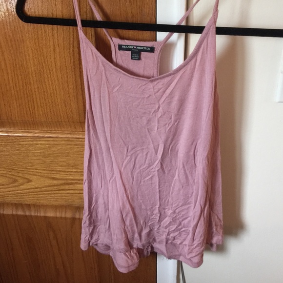 Purple brandy Melville tank top.