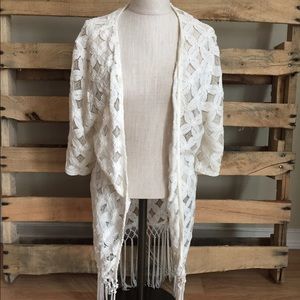 White Lace Kimono