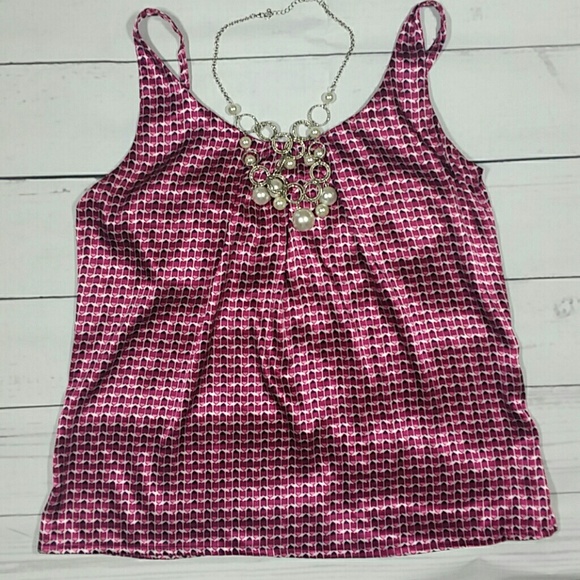 NY  & Company Silk Sleeveless