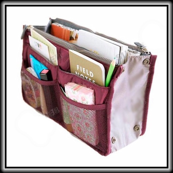 HANDBAG NSETT / MAKEUP ORGANIZER 🍷WINE🍷 - Picture 4 of 5