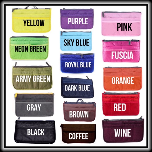 HANDBAG NSETT / MAKEUP ORGANIZER 🍷WINE🍷 - Picture 2 of 5