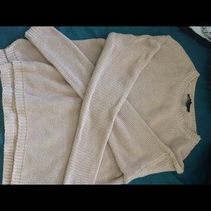 Taupe knitted sweater