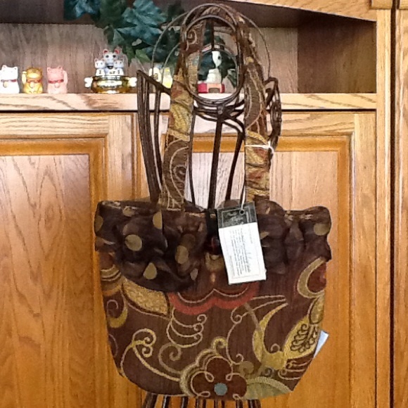 Brown handbag