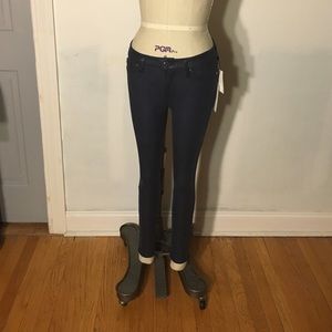 7 For All Mankid Vegan Leather Skinny Jeans