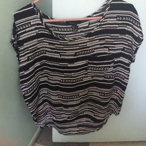 Boxy tribal top