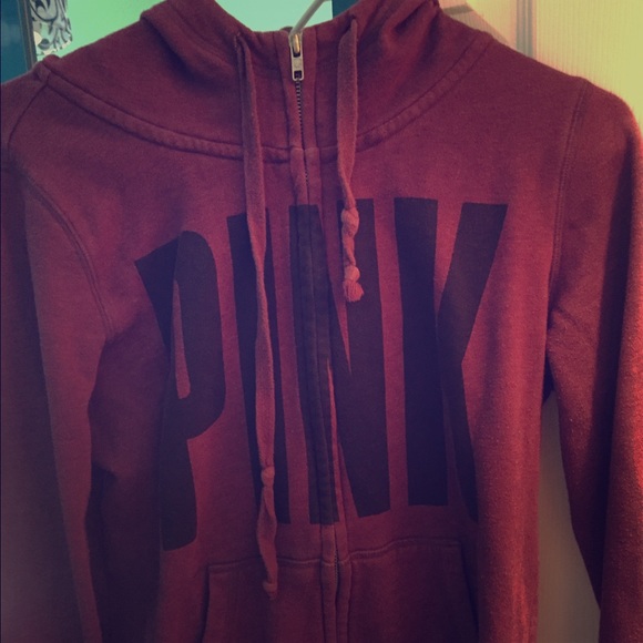 Pink zip up