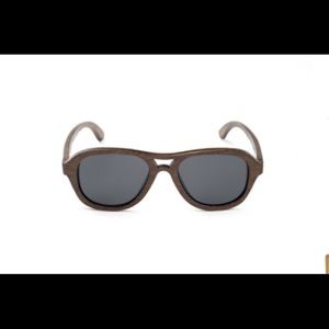 Coffee brown Avalon bamboo sunglasses