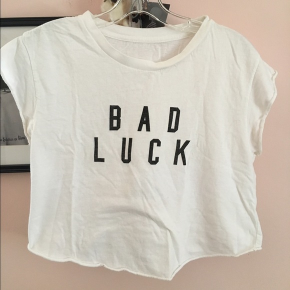 BRANDY MELVILLE 'BAD LUCK' tee