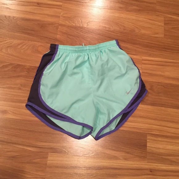 Dri-Fit Mint green Running shorts Nike