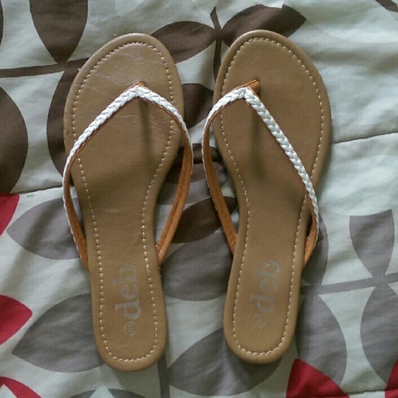 Flip flops, Deb, size 8 women's