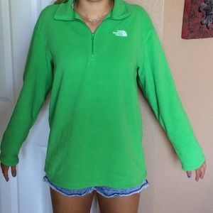 The North Face fleece quarter zip