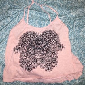 HAND OF FATIMA PINK SHIRT