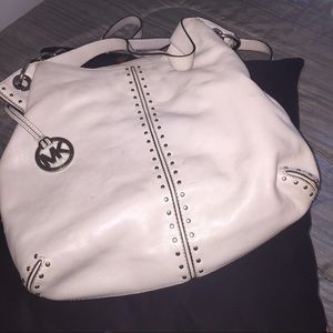 White Michael KHORS Purse