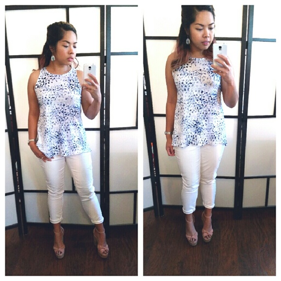 St. Tropez Hi-low Summer Tank NWT