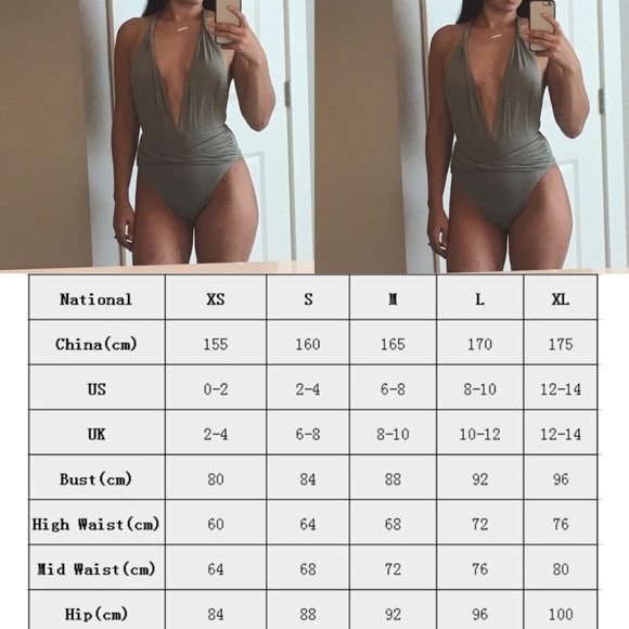 Black Infiniti multi way wrap one piece swimsuit - Picture 4 of 4