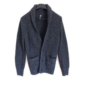 Men's Wool Knitted Button Sweater