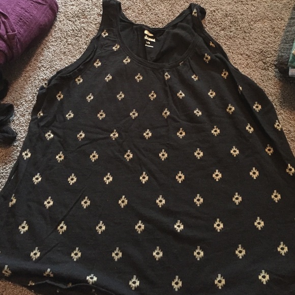 Black relaxed tank