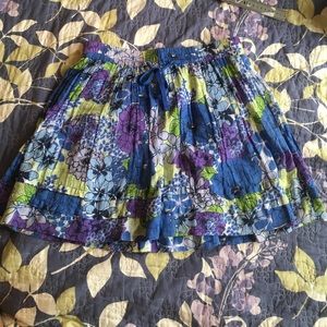 Flower Printed Skirt