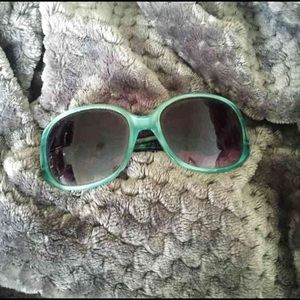 Teal sunglasses