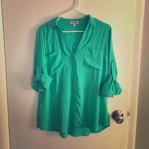 Express Portofino shirt- teal!