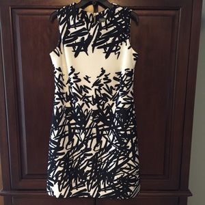 Taylor Dress in black and white