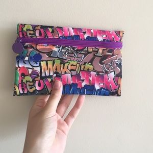 Graffiti makeup bag