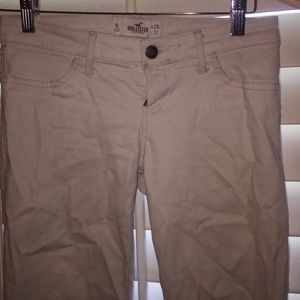 Stretchy khaki jeans