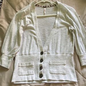 Off white cardigan
