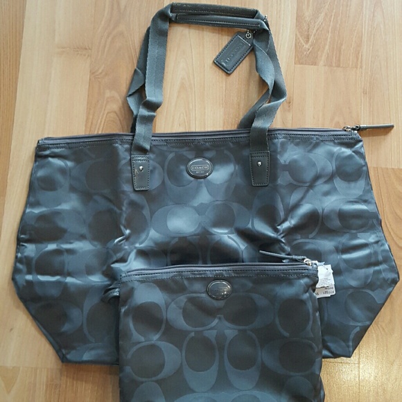 Coach packable weekender bag