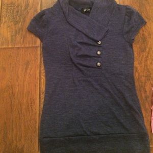 Navy blue shirt