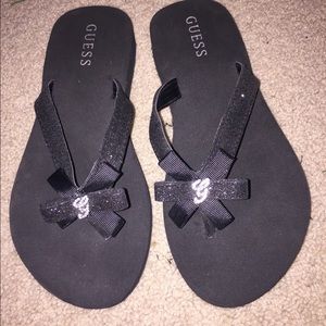 BCBG Black sandals!
