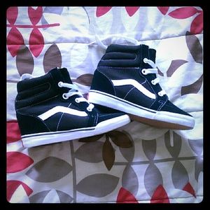 Vans high top wedge shoe