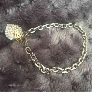 Silver charm bracelet